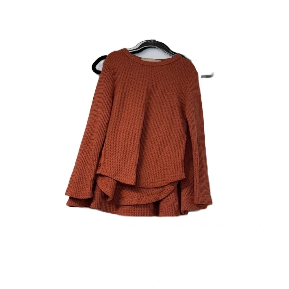 One child Orange Top & Skirt Set size 8
